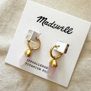 sale | madewell | column pendant stone earrings